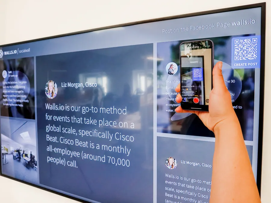 Interacting with a large touch display