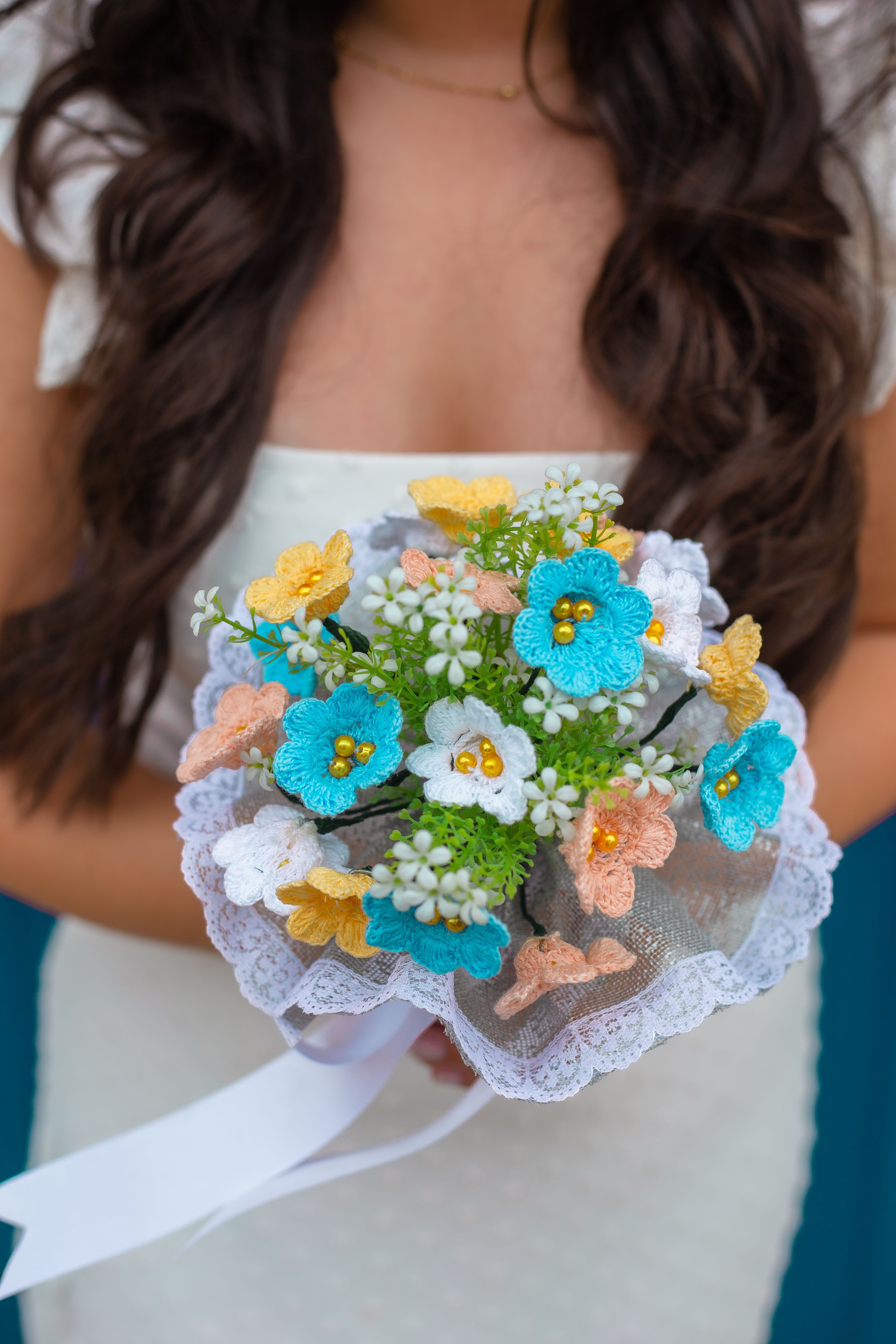 Encaje Inglés En Champagne Tela De Encaje Con Flores Bordado