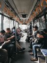 People Sitting Inside the Train