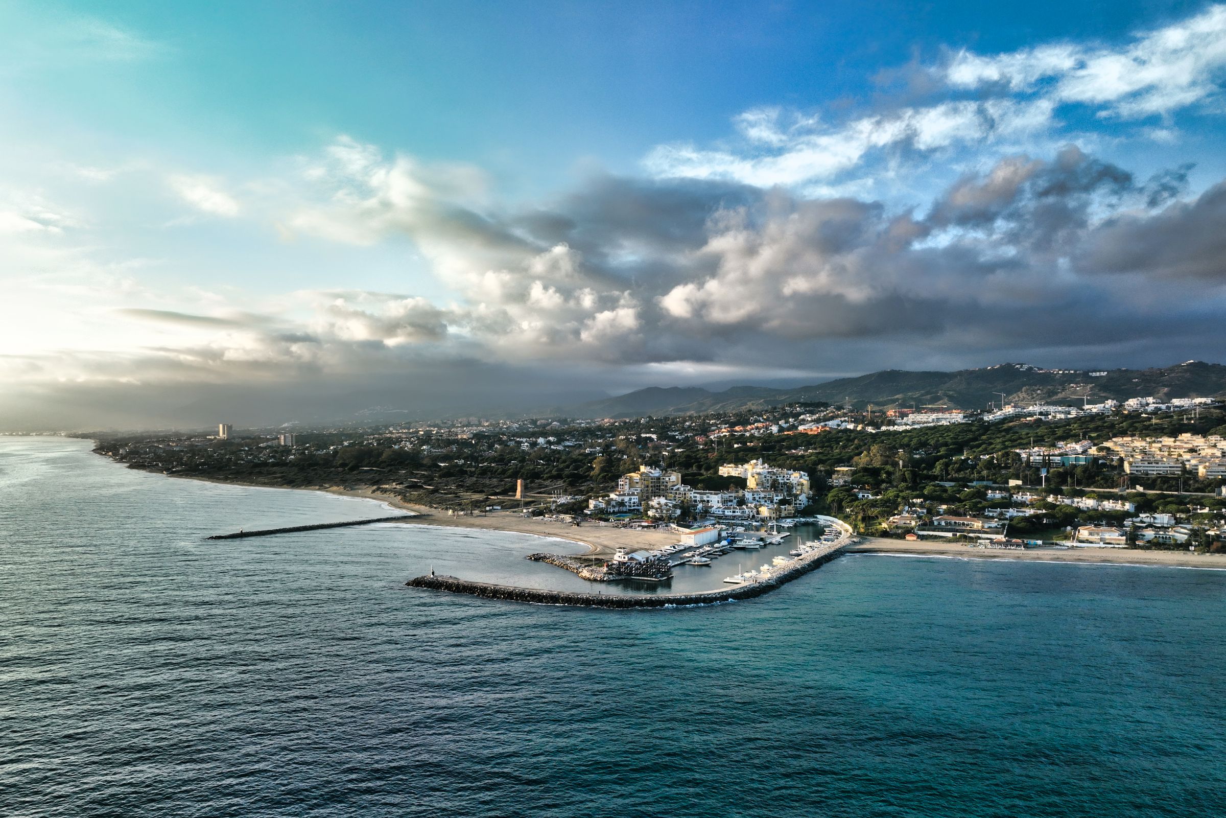 Marbella coastal landscape