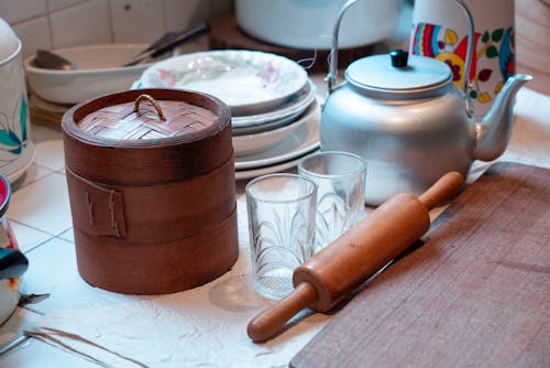 Foto profissional grátis de bacia, balcão de cozinha, cozinha