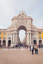 People Walking in Plaza