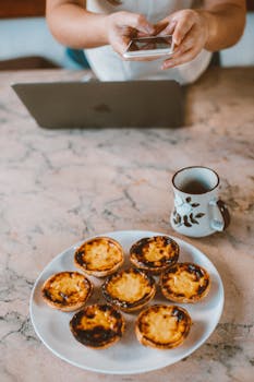 Nata Tarts on the Table