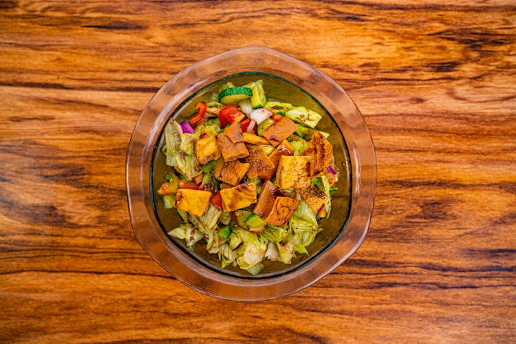 Photo Of A Salad In A Bowl