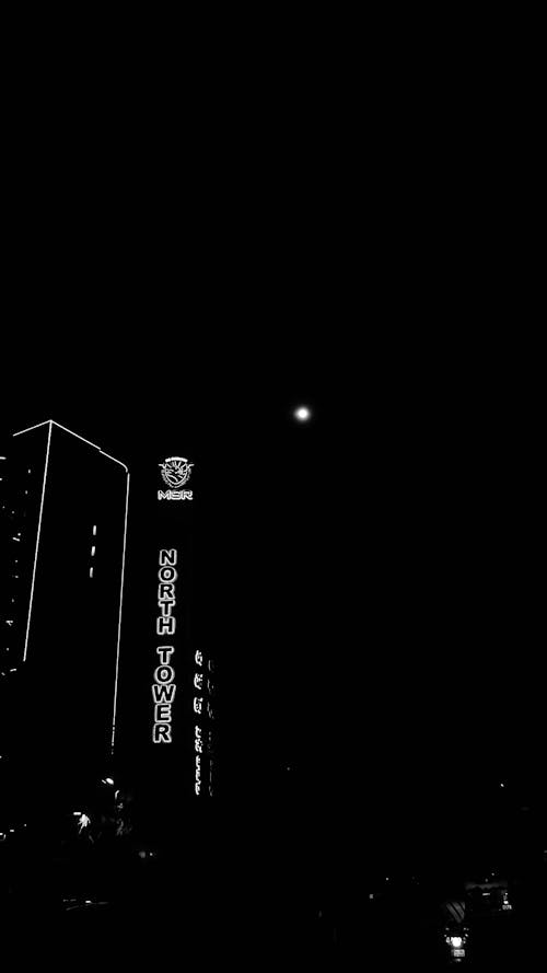 Gratis lagerfoto af byen om natten