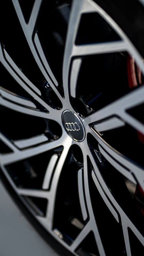 Close-up of the Audi Car Wheel 