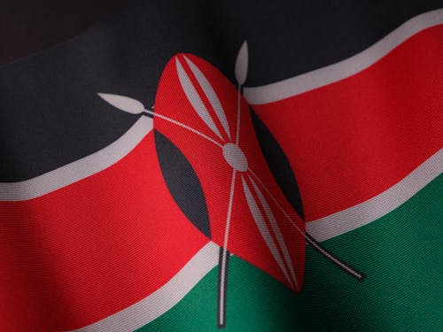 Flagge Von Kenia