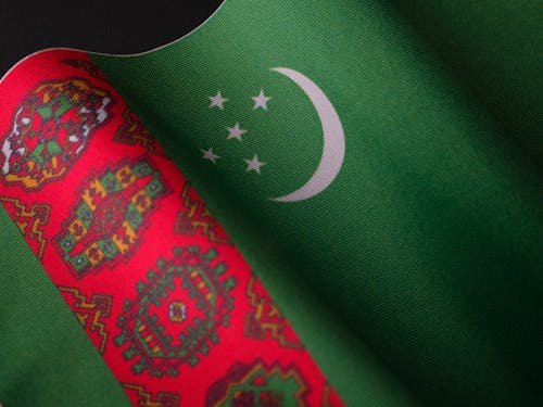 The Flag of Turkmenistan