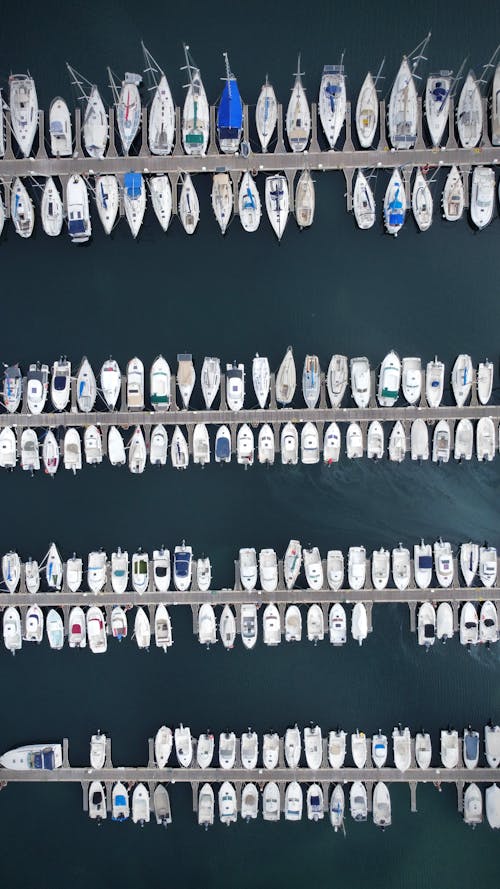 Fotos de stock gratuitas de fotografía aérea, mar, muelle