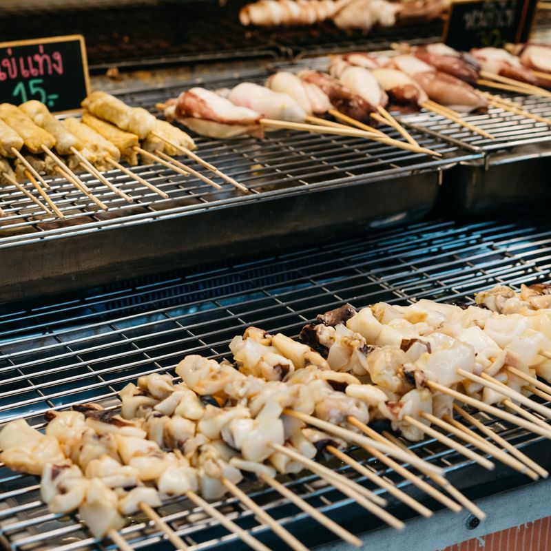 Thai Mango Chicken Skewers