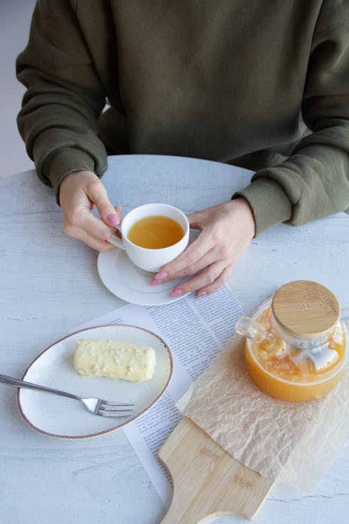 Woman with a Cup of Juice 