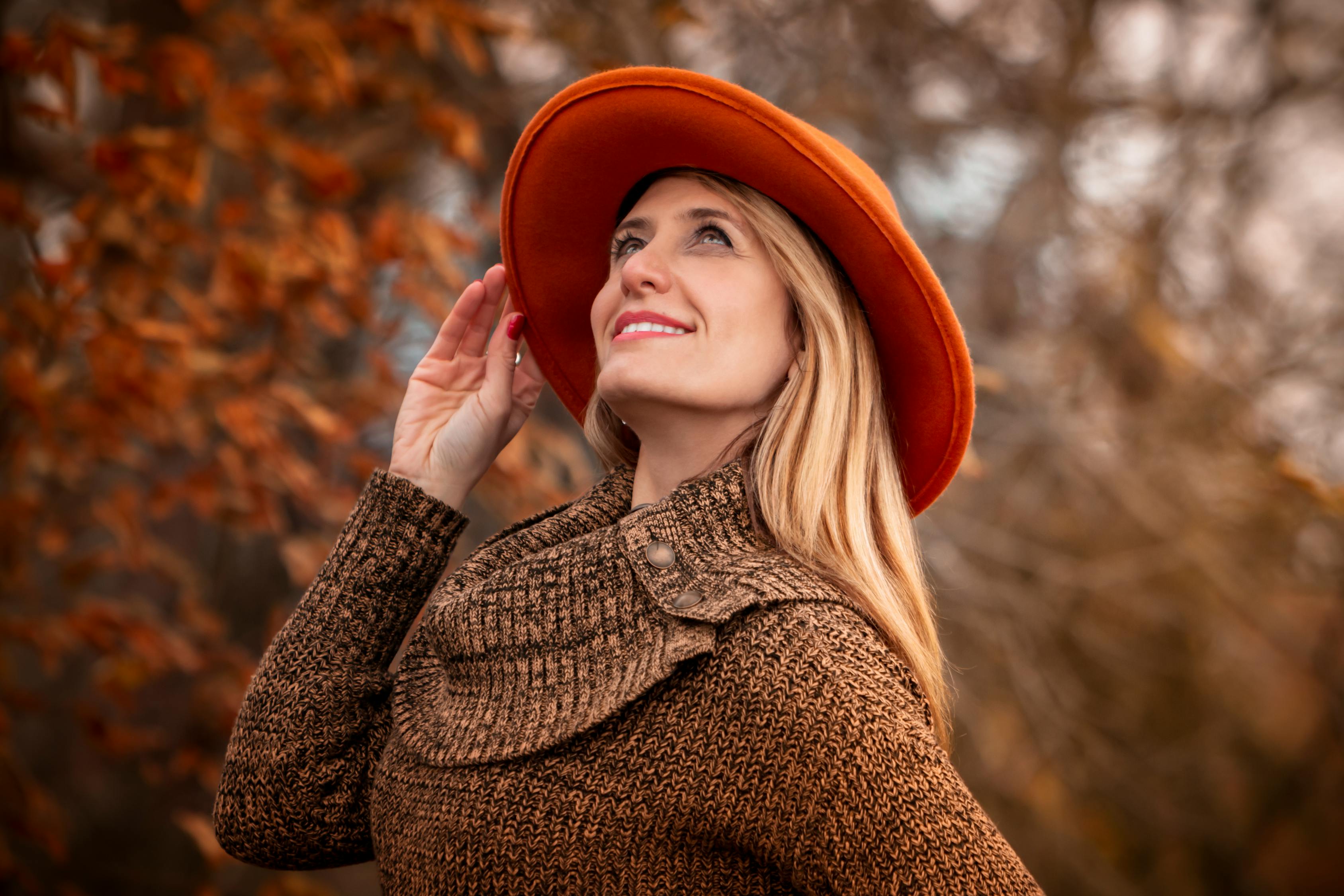 Free stock photo of autumn mood forest, beauty, blonde hair