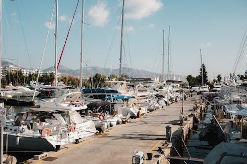 Kostenloses Stock Foto zu boote, dock, ferien