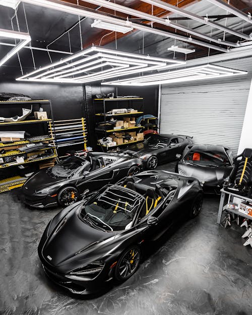 Black Lamborghini Aventador Supercars