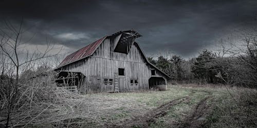 Old Barn before a storm