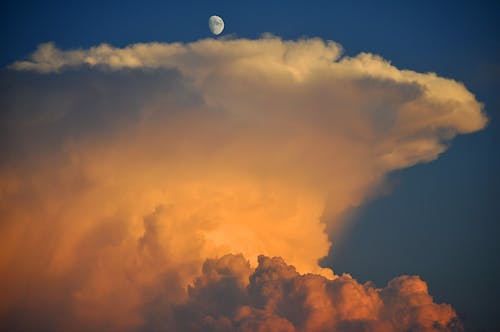 Cloud on Sky at Sunset