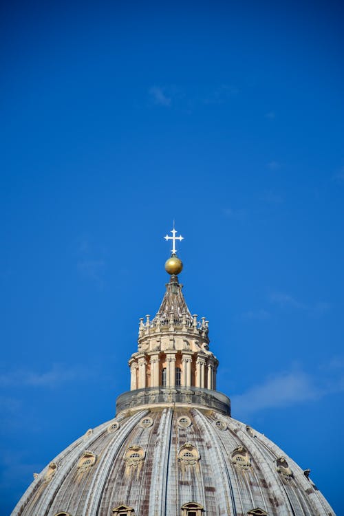 Kostnadsfri bild av basilika, blå himmel, forntida arkitektur