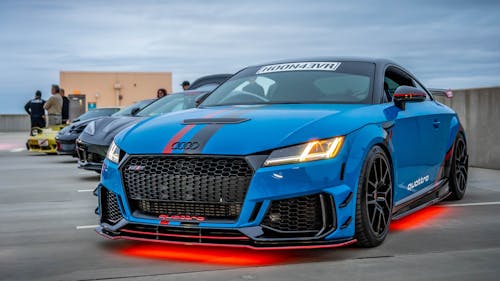 Gratis lagerfoto af Audi, baggrund, blåt livry