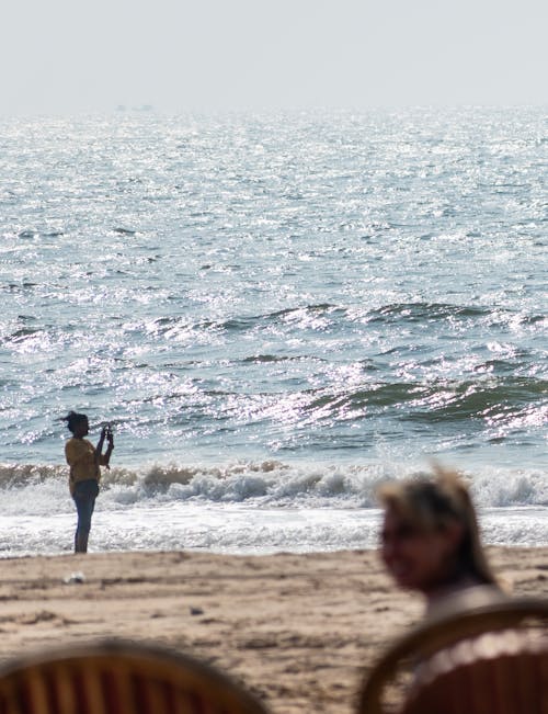 deniz, goa, Hindistan içeren Ücretsiz stok fotoğraf