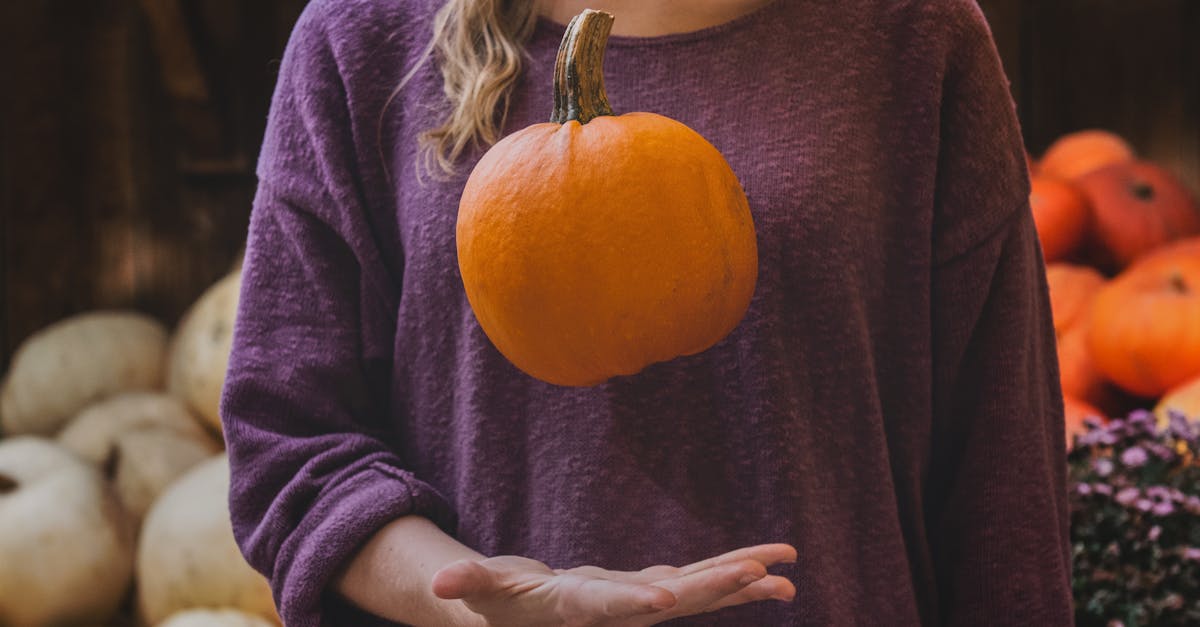 Photo of Woman With Pumpkin