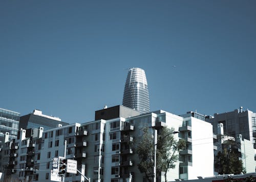 Salesforce Tower behind Buildings in San Francisco