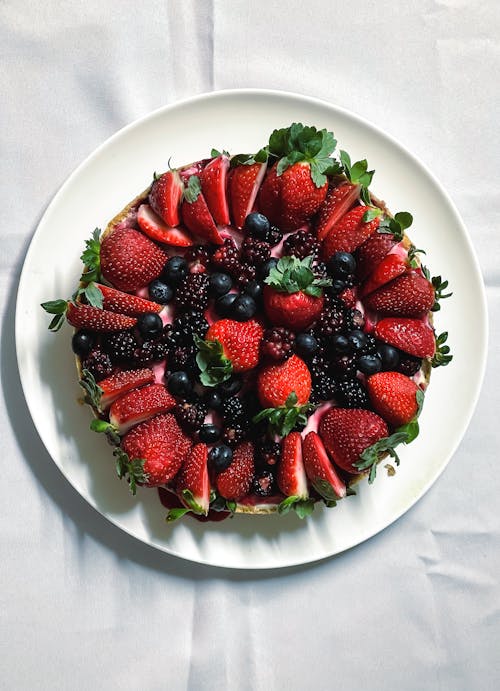 Cake with Strawberries