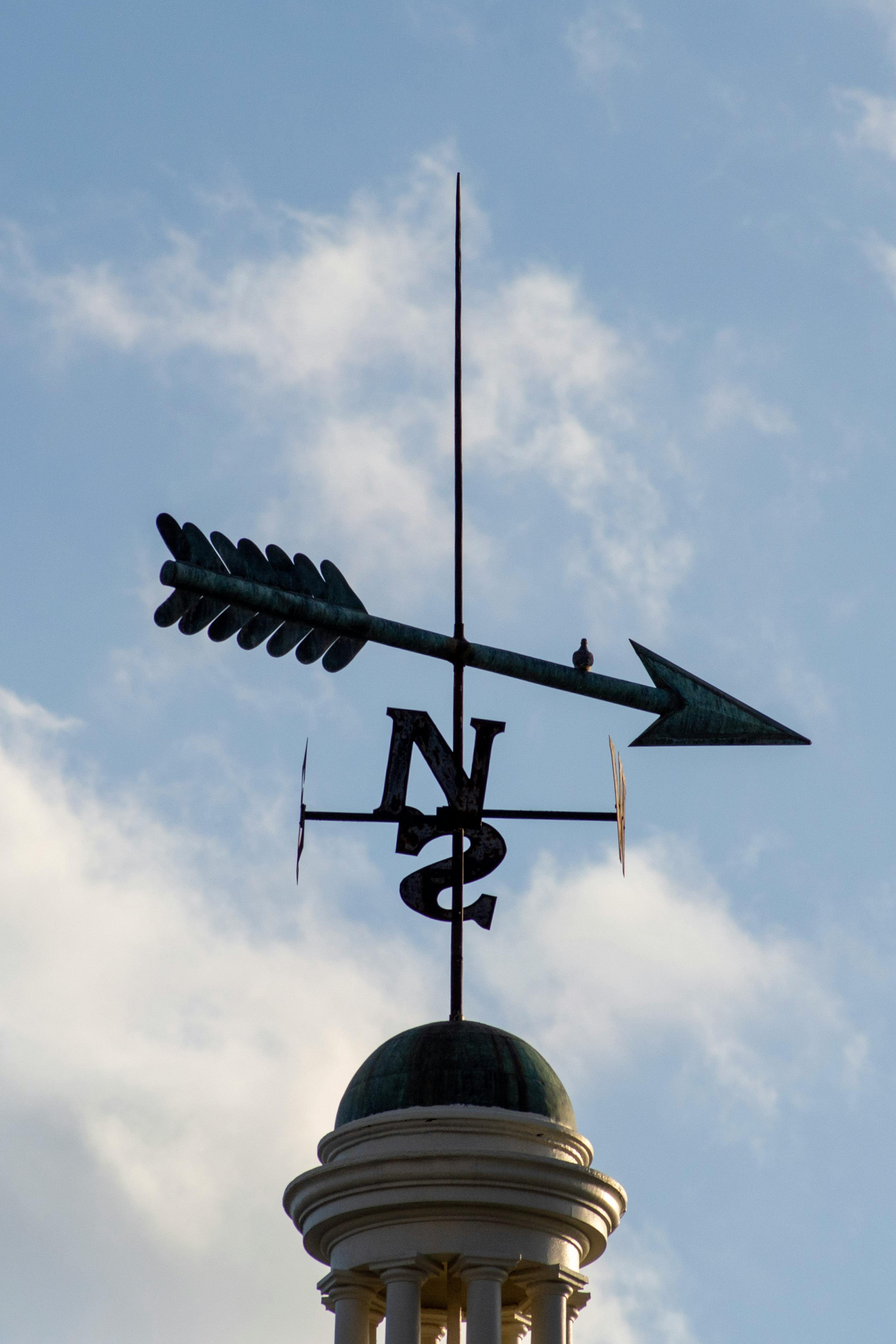 Wind Indicator on Rooftop · Free Stock Photo