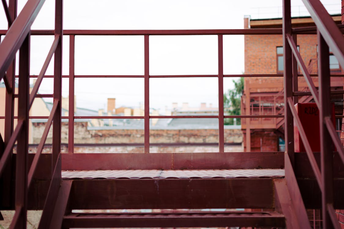 Iron Red Stairs