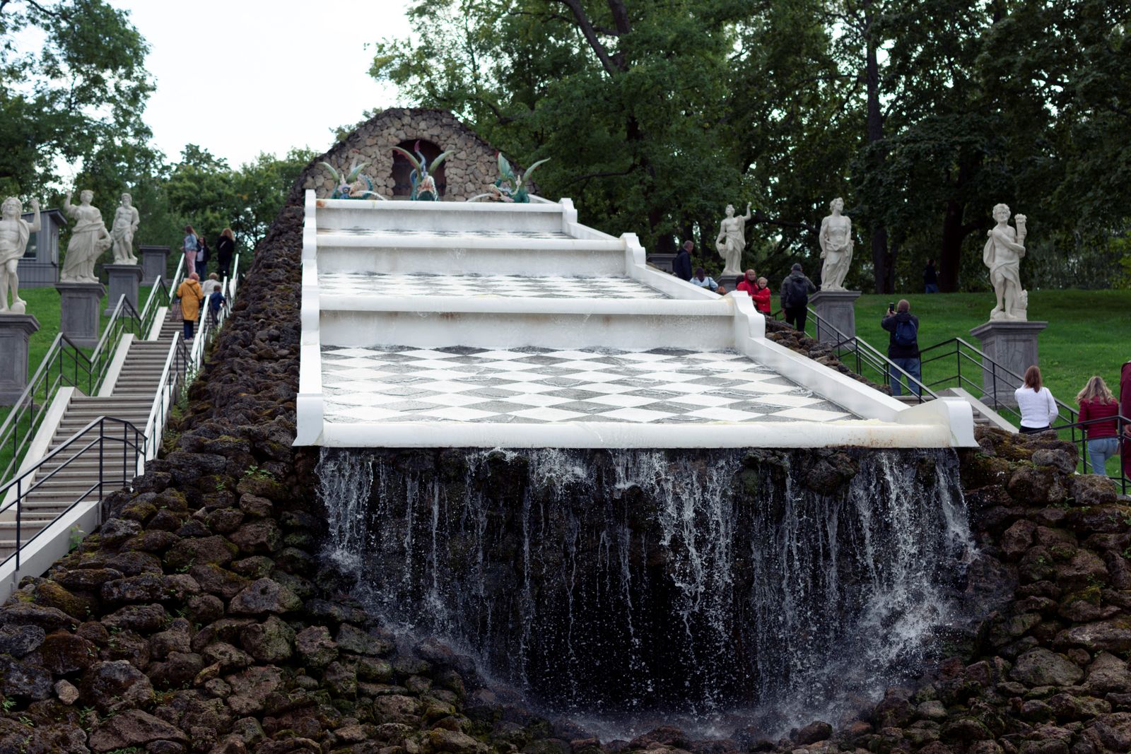 Peterhof Palace Grand Cascade gold fountains St Petersburg