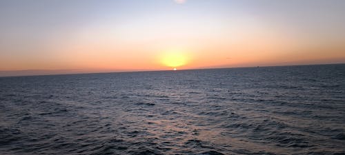 Free stock photo of above sea, bright sun, early sunrise