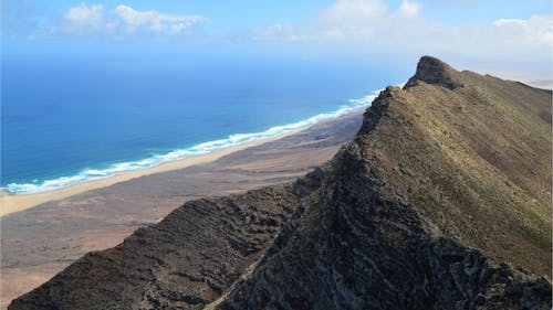 Rock Formation on an Idyllic Turquoise Sea