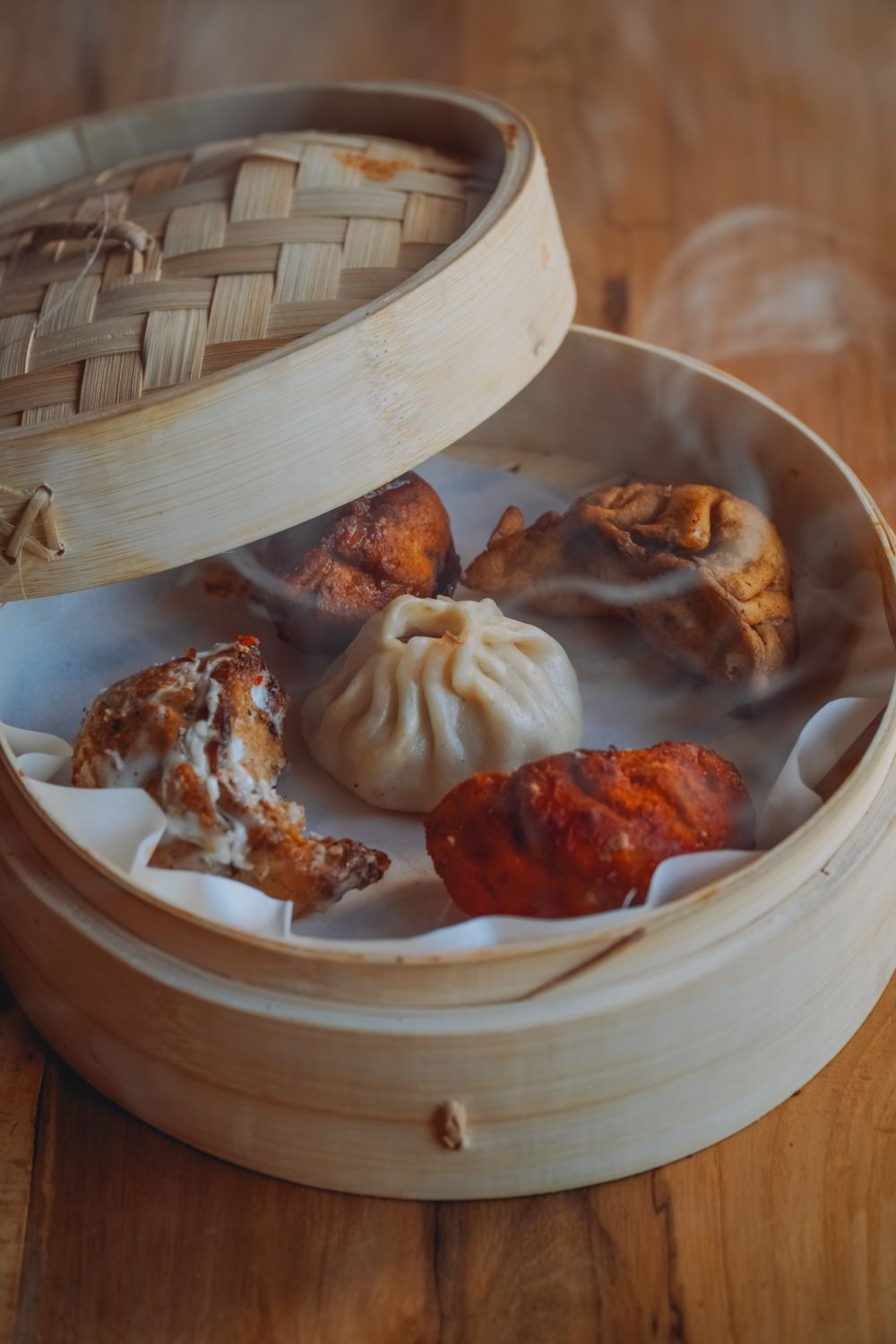 Dumplings In Box Traditional Dumplings in Box Β· Free Stock Photo