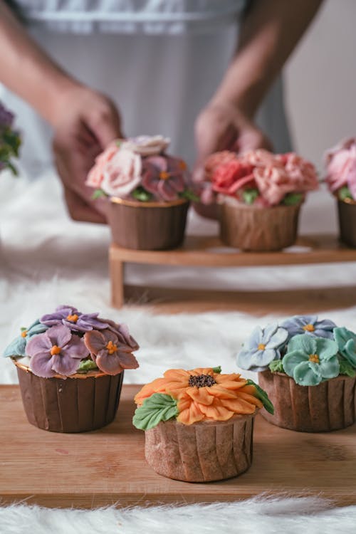 Homemade Decorated Cupcakes