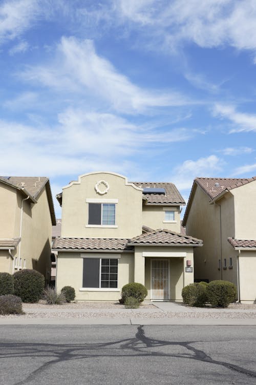 Facade of a Suburban House