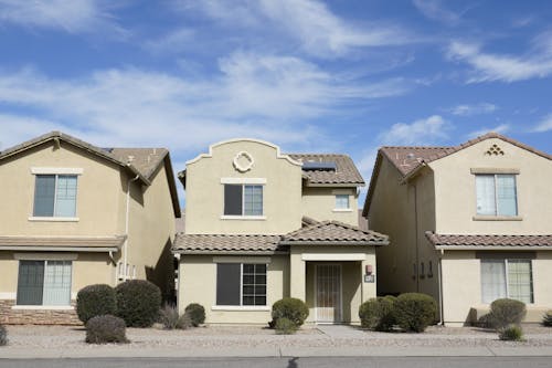 Facades of Suburban Houses