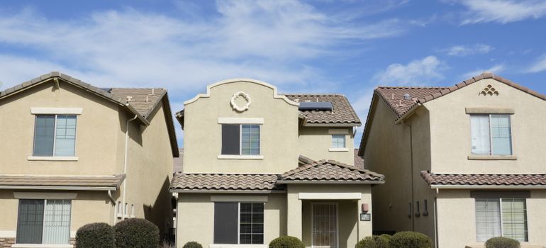 Southwestern suburban houses in Arizona
