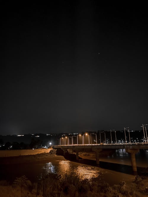 Free stock photo of at night, bridge, dark night