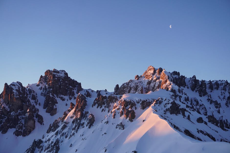 Kostenloses Stock Foto zu alpin, gebirge, halbmond