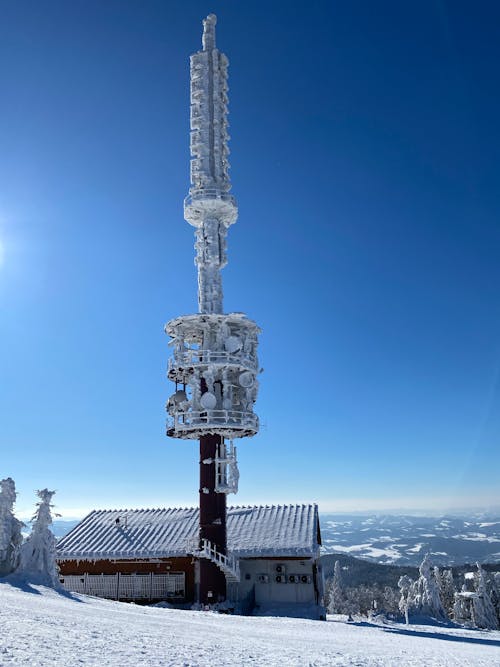 Gratis arkivbilde med antenne, himmel, kommunikasjonstårn