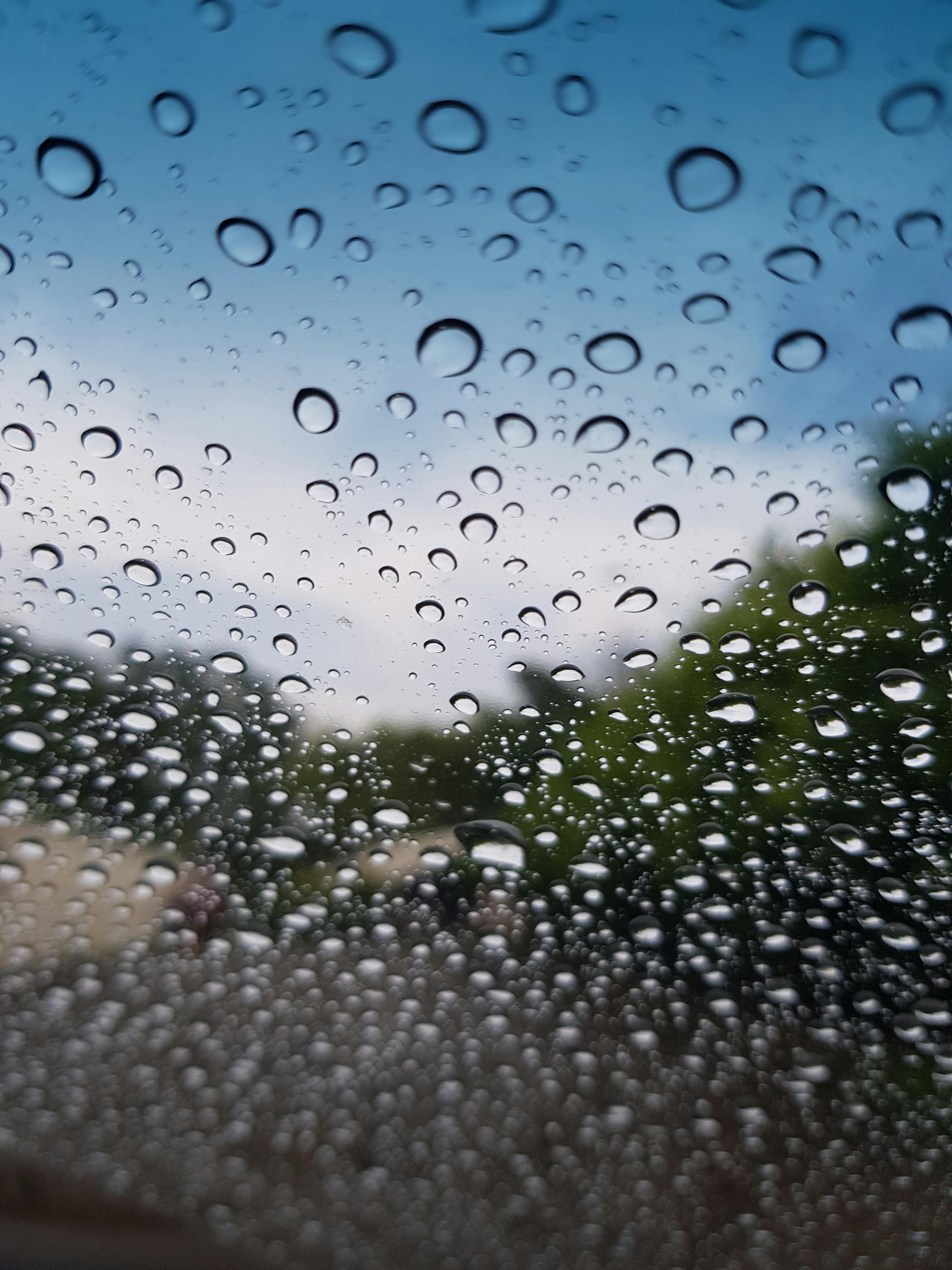 Kostenloses Foto Zum Thema Glas Regen Regentropfen