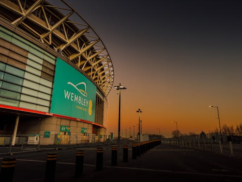Surroundings of Wembley Stadium at Dawn
