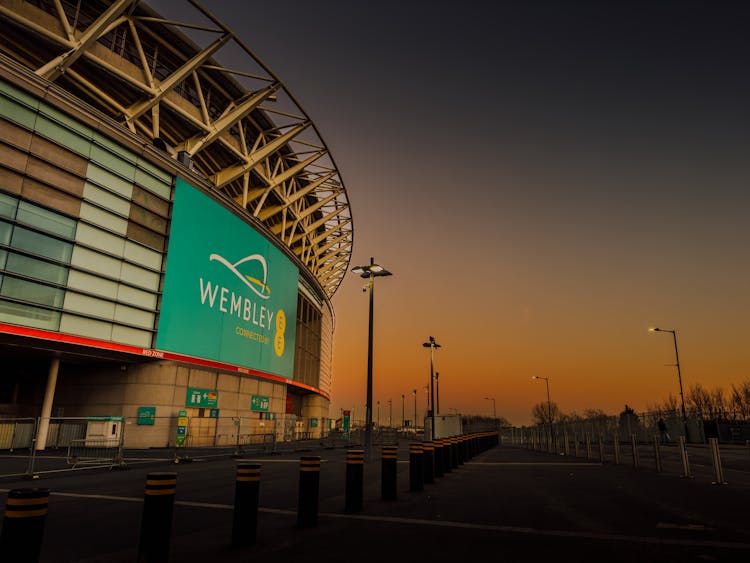 Surroundings Of Wembley Stadium At Dawn