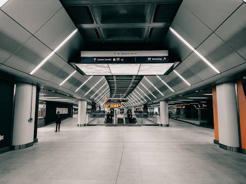 Empty Metro Station Hall