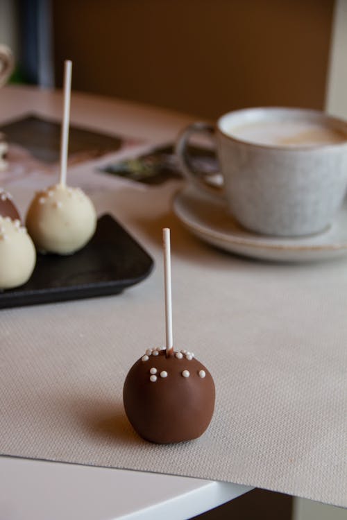 Close up of Chocolate Lollipop