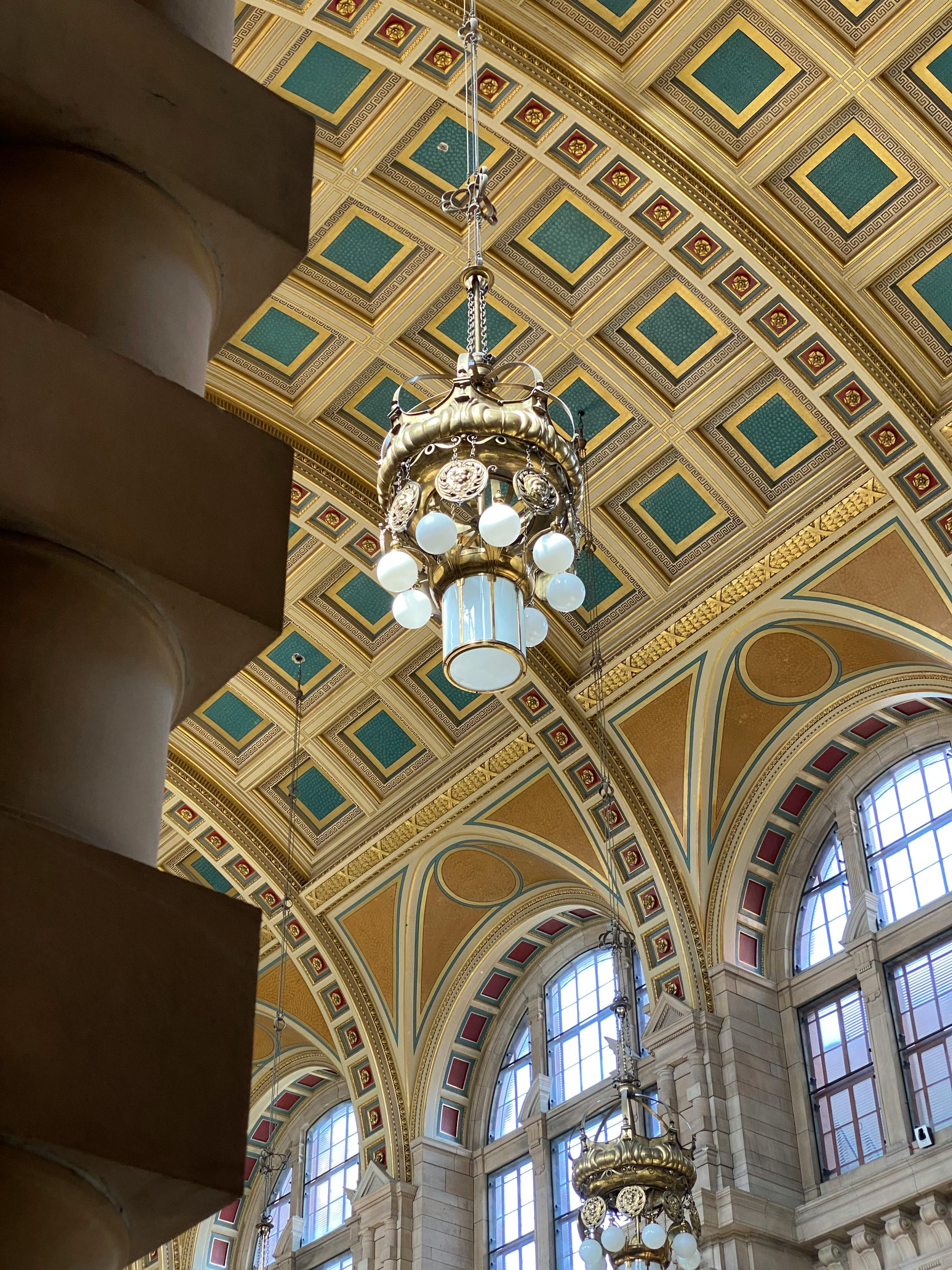 ceiling of kelvingrove art gallery and museum