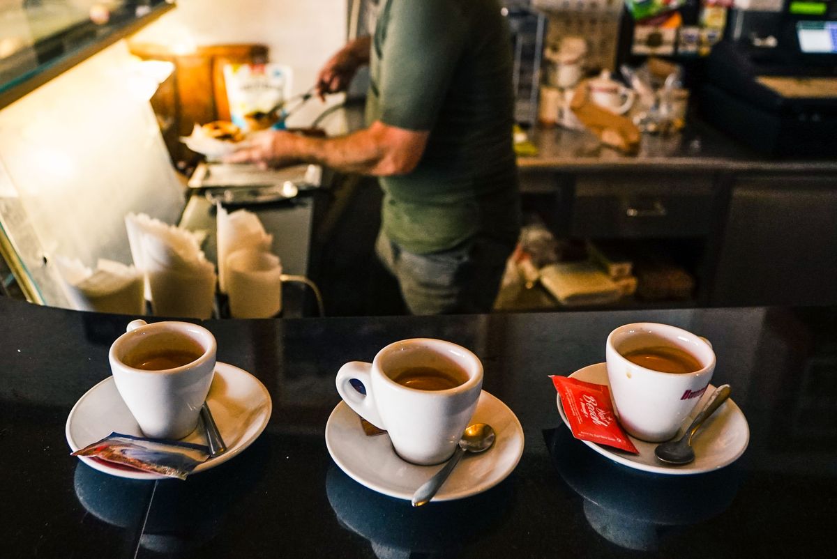 Bancone del bar Punto 38 Caffè a Piancogno