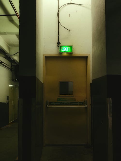 Emergency Exit in an Industrial Building 