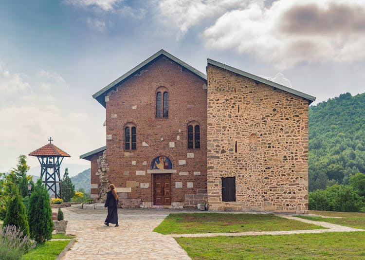 Facade Of Stone Church