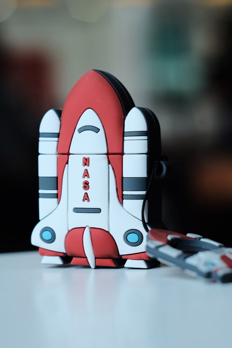 Close-up Of A Toy Rocket 