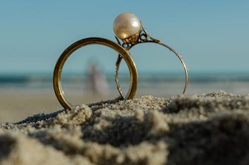 Gratis lagerfoto af ringe, sand, selektivt fokus